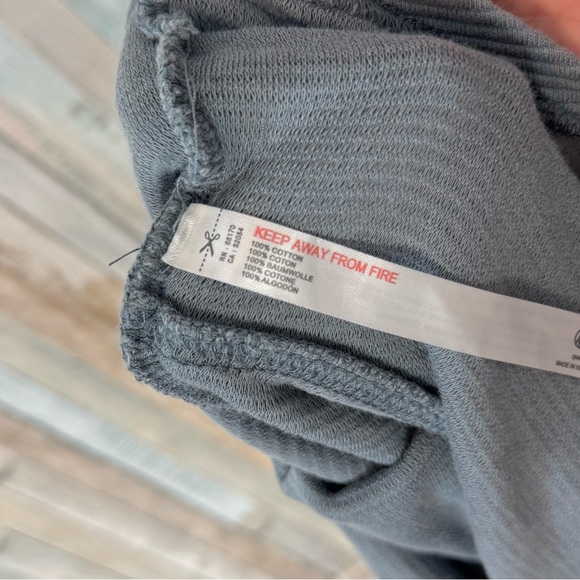 Free People S Movement Ribbed Knit So Fly Henley Pullover Crop Long Sleeve Top - Picture 9 of 9